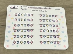 NEW Marshmallow Studio Mini Christmas Lights Sticker Sheet MMS Stickers