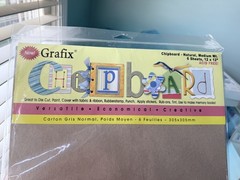 6 Grafix Medium Weight Natural Color 12×12 Chipboard Sheets – junk journaling