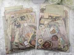 100pc Vintage Junk Journaling Supplies Theme: Post Card, Travel & Ticketing
