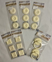 Bundle – 6 NEW Stickopotamus Architexture Stone Building Embellishments Art