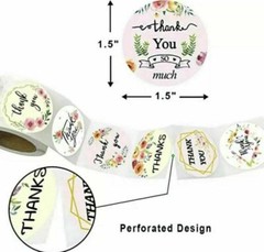 1.5″ Inch Thank You Stickers Thank You for Supporting My Small Business 9 Styles