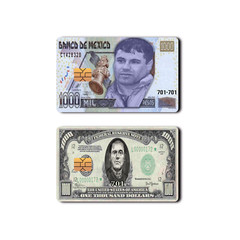 Funny – Credit Card Skin Cover Vinyl Stickers (2 Pack) – Mexican