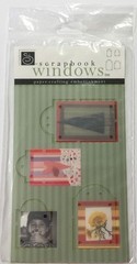 TAG Scrapbook Windows Embellishments (4pc)Chatterbox Card •Making•Scrapbooking••