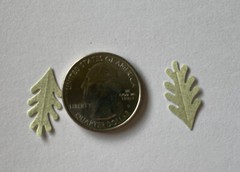 LIGHT GREEN FERN LEAF Die-cut Embellishment(20pc)Jolee’s•Flower•Garden•Stem•Bush