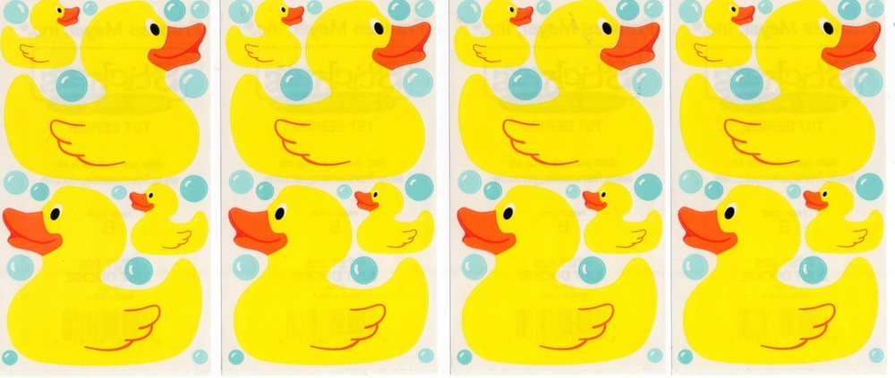 Vintage FMI Frances Meyer Stickers 4 Sheets Just Duckie RTST 896
