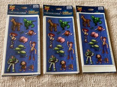 Toy Story 2 Stickers-3 pkg-12 sheets-New