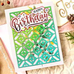 4 PCS Rectangular Die Cuts for Card Making, Openwork Lace Card Making Supplie…