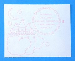 Vintage 90’s Mrs. Grossman’s Glittery Castle Sticker Mod