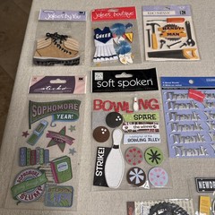Lot of 9 New Jolee’s Boutique EK Success Scrapbooking Embellishment