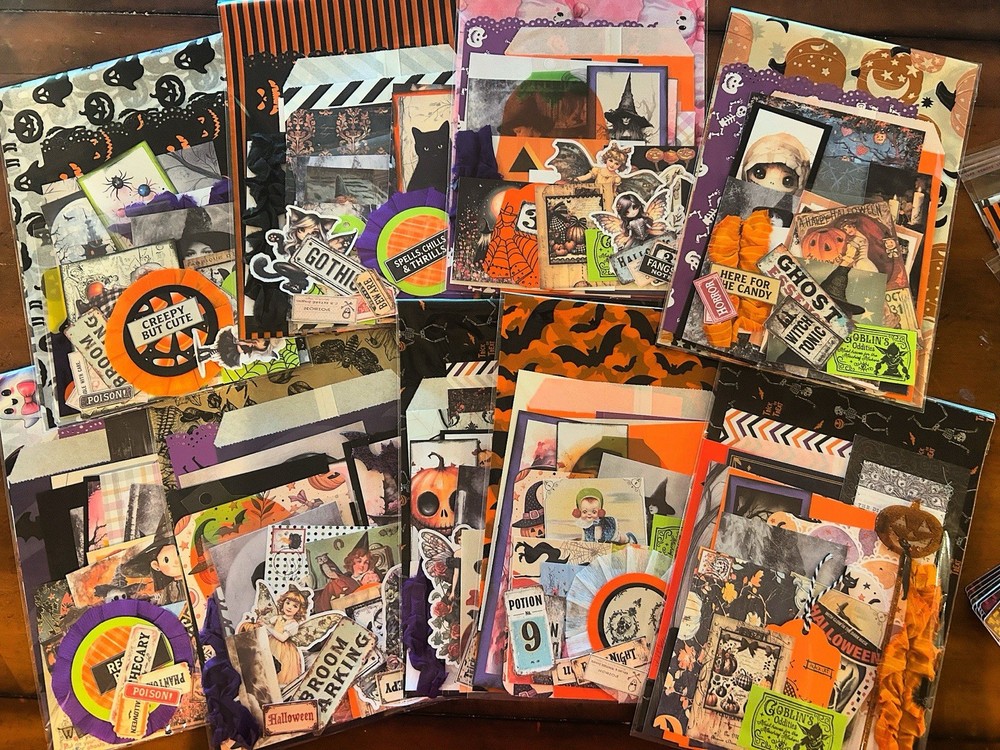 Halloween Themed Ephemera Grab Bag