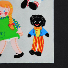 Sandylion Rag Dolls Kromekote Mini Stickers Boy Girl Asian Raggedy