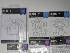 Huge Lot of Metal Die Cuts Crafts Card Making Scrapbook Various Brands Sizes