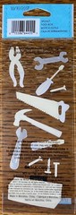 Jolees Tool Box Tools Wrench Hammer Handyman Dad Screwdriver Pliers Nails Saw