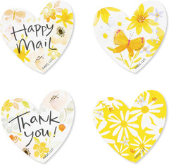 Thank You Stickers or Seals, Multi-Colored Text (500-Count)