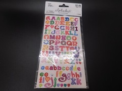 The paper studio Patterned Alphabet stickers 2 sheets