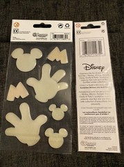 Disney Sandylion Mickey Icons, gloves, letter M & Minnie Stickers
