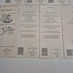 Vintage 1990’s Gibson Stickety Doo Da 2 Stickers Sheets & 5 Removeable Stickers