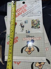 Disney’s SPORT GOOFY Sticker Saver Sticker Album & Stickers VTG. 1984 NEW SEALED