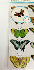 Martha Stewart Crafts Butterfly Stickers EK Success 2008- 10 Count New