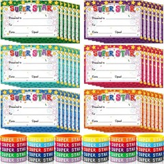 Super Star Student Certificates 60 PCS Preschool Award Card Recognition
