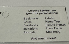 Making Memories Chunky 1 1/4″ Creative Letters Gold 23072 Alphabet Scrapbook NEW