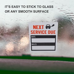150pcs Oil Change Service Reminder Stickers for Car Truck Van SUV Windshield