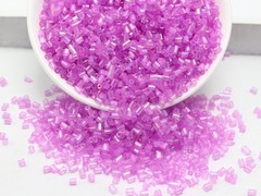 5000 Glass Tube Bugle Beads 2X2mm Transparent Color Choice + Storage Box