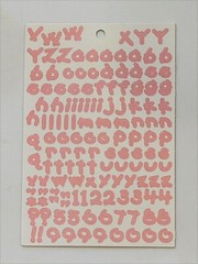 New Vintage Lot of 6 Packs Provo Craft Alphabitties Letters Scrapbook Stickers