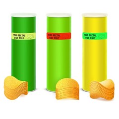 Rectal Use Only Stickers Fluorescent Yellow 1.5 x 0.375 Inch 500 Roll Prank