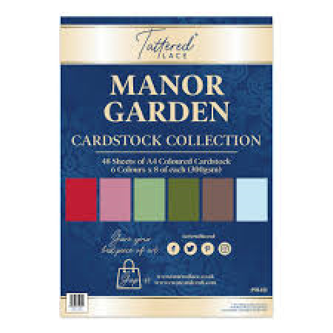 Tattered Lace Dies MANOR GARDEN CARDSTOCK COLLECTION