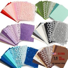 132 Sheets Textured Scrapbook Paper – Decorative Craft – Scrapbooking Supplies