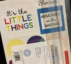 Creative Memories PRISMATIC Sticker(3) Colorful Celebrating Everyday Life. NLA