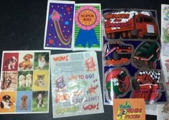 Large Lot Of 1980s Stickers