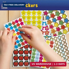 PURPLE LADYBUG Teacher Stickers for Students – 4960 Reward Stickers for Kids Cla
