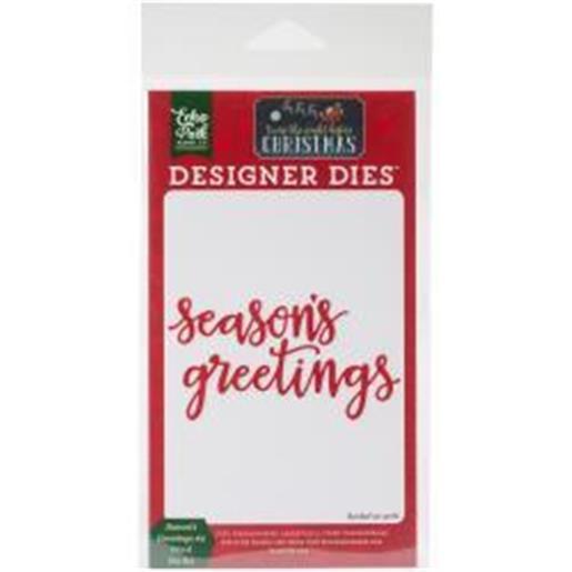 Echo Park Designer Dies SEASONS GREETINGS # 2 Steel Dies Scrapbooking