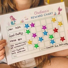 1620 Pack, 6 Colors, Holographic Small Star Stickers for Kids Reward, Behavior C