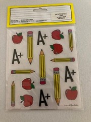 Hobby Lobby – Back 2 School Crafts – Stickers – A+, Apples and Pencils – New