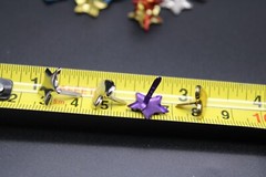 100+Pcs Metal Brads Decorative Fasteners DIY Crafts Accessories Stars Hearts