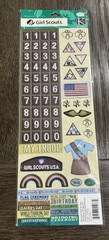 Girl Scout Scrapbook Kit K & Company 12 X 12 Stickers Paper Scrapbook Cards