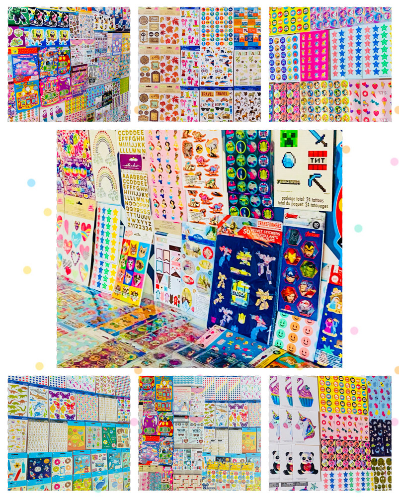 Sticker Lot Happy Planner GIRLY STUFF All Themes & JOJO Hallmark KID Squad 1969+