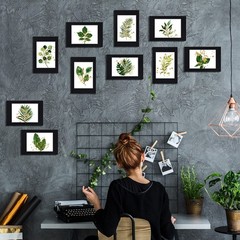 Black 4×6 Inch Cardboard Paper Picture Frames Standing Photo Easel 100 PCS