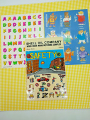 Large Sticker Lot of 35 assorted Sticker Sheets mostly vintage