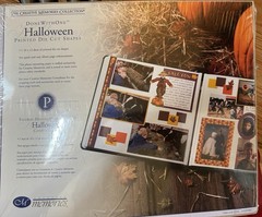 Lot 2 Creative Memories Done with One Halloween Printed Die Cut Shapes 10″ x 12″
