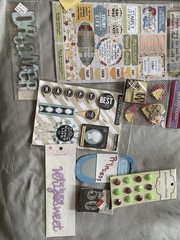 14 Packs Die Cuts Embellishments Gems Paper Scrapbooking Crafting Craft Lot