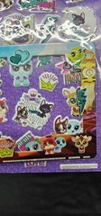 Hasbro Littlest Pet Shop Puffy Stickers With Sticker Frame 2019 Cats Cartoon