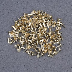 500 Pcs Mini Brads for Paper Crafts Fasteners (brads) Electroplating