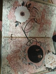 Gothic Love Junk Journal Scrapbook USA Seller