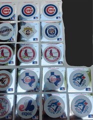 Vtg Fleer Ultra Logo Silver Hologram Stickers Lot 36 Major League Baseball MLB