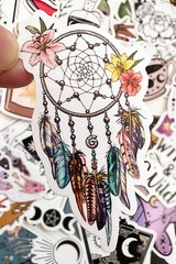WITCH SPIRITUAL Stickers, 50pcs, Witchy, magic, potion, magic ball decal cute