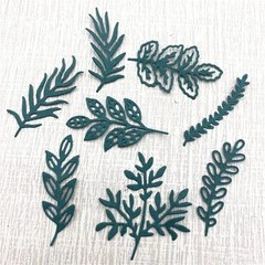 Versatile Leaf Cutting Dies Set – 8 Pcs for Elegant Card Making & Scrapbooking
